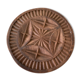 Carved wooden underside