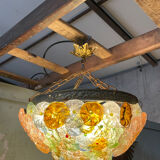 Murano glass ceiling light chandelier Barovier & Toso Flowers