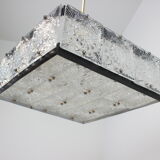 Rare Art Glass Chandelier  Kamenicky Senov, 1970's