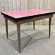 Formica and wood dining table from the 1960s