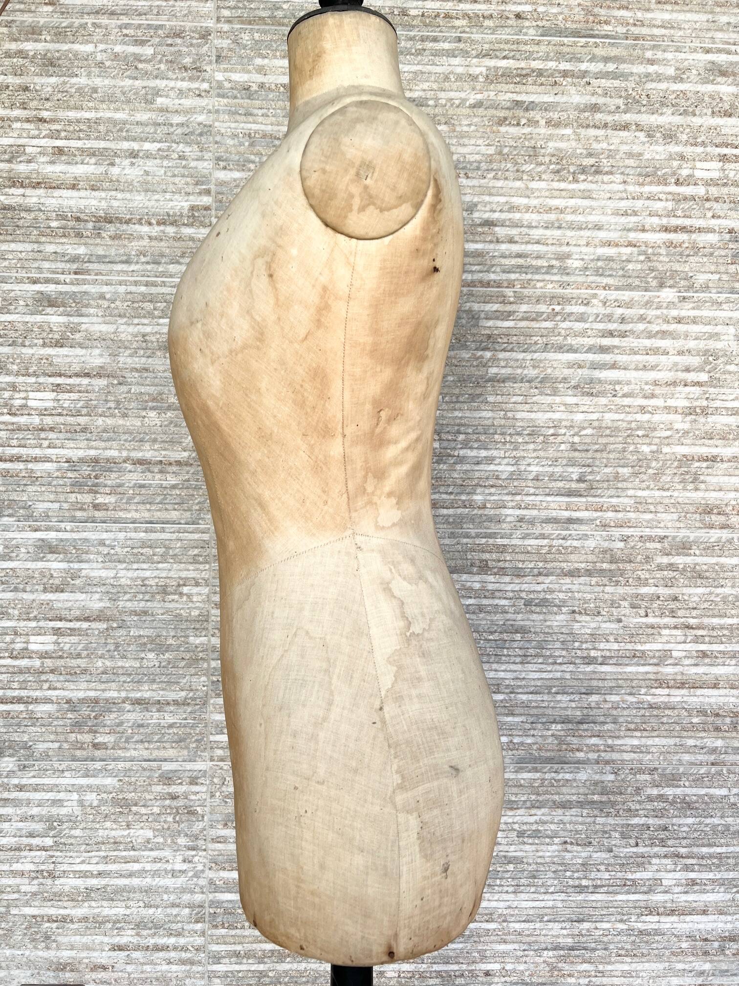 Mannequin de couture Napoléon III, buste de femme