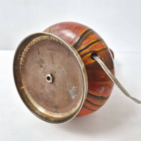 Lampe art déco en grès flammé 1920