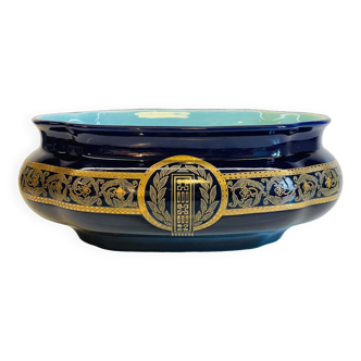 Sarreguemines ceramic planter