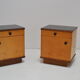 Pair of mid-century czechoslovakian  bedside tables,1960‘s.