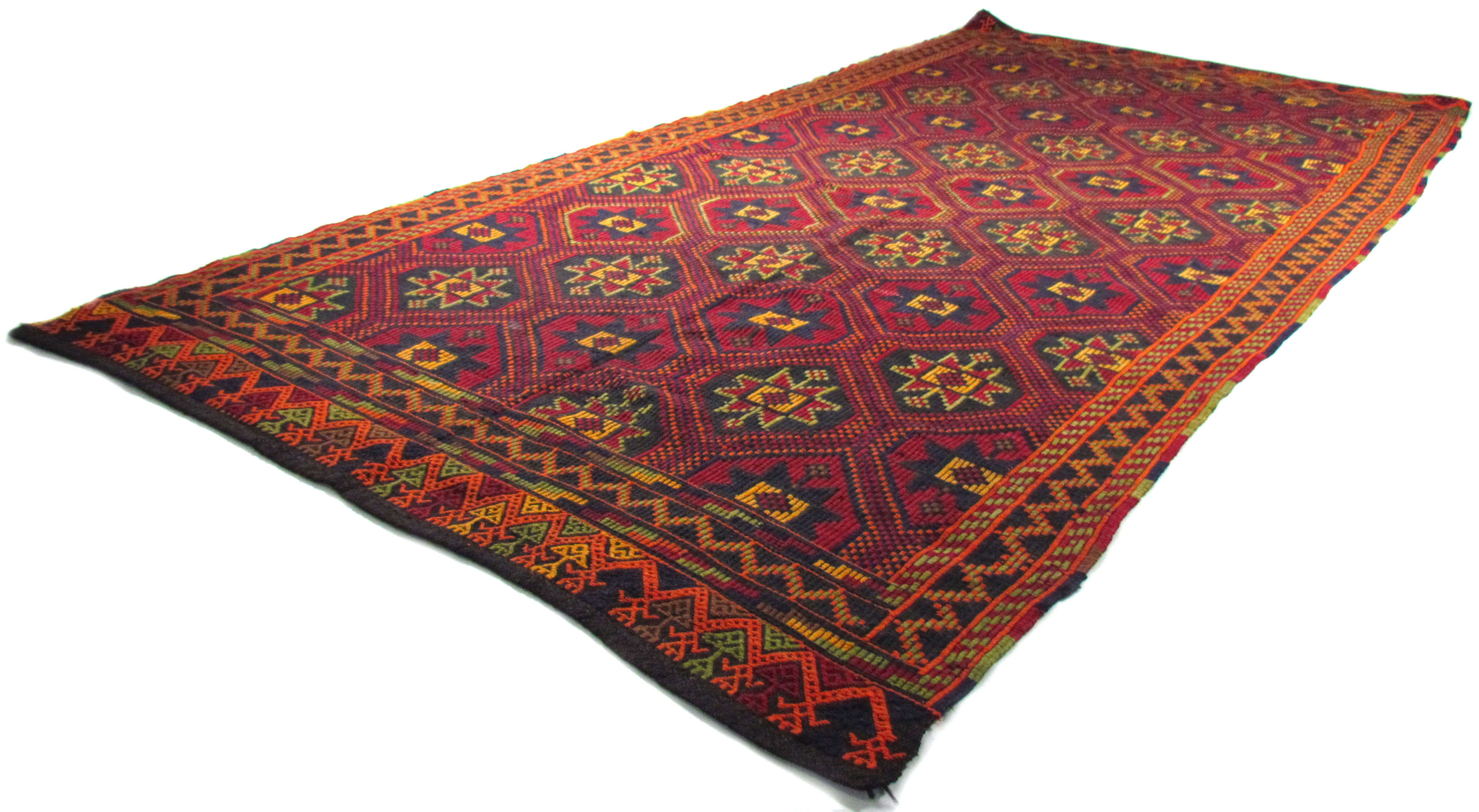 Anatolian handmade kilim rug 350 cm x 164 cm
