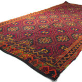 Anatolian handmade kilim rug 350 cm x 164 cm