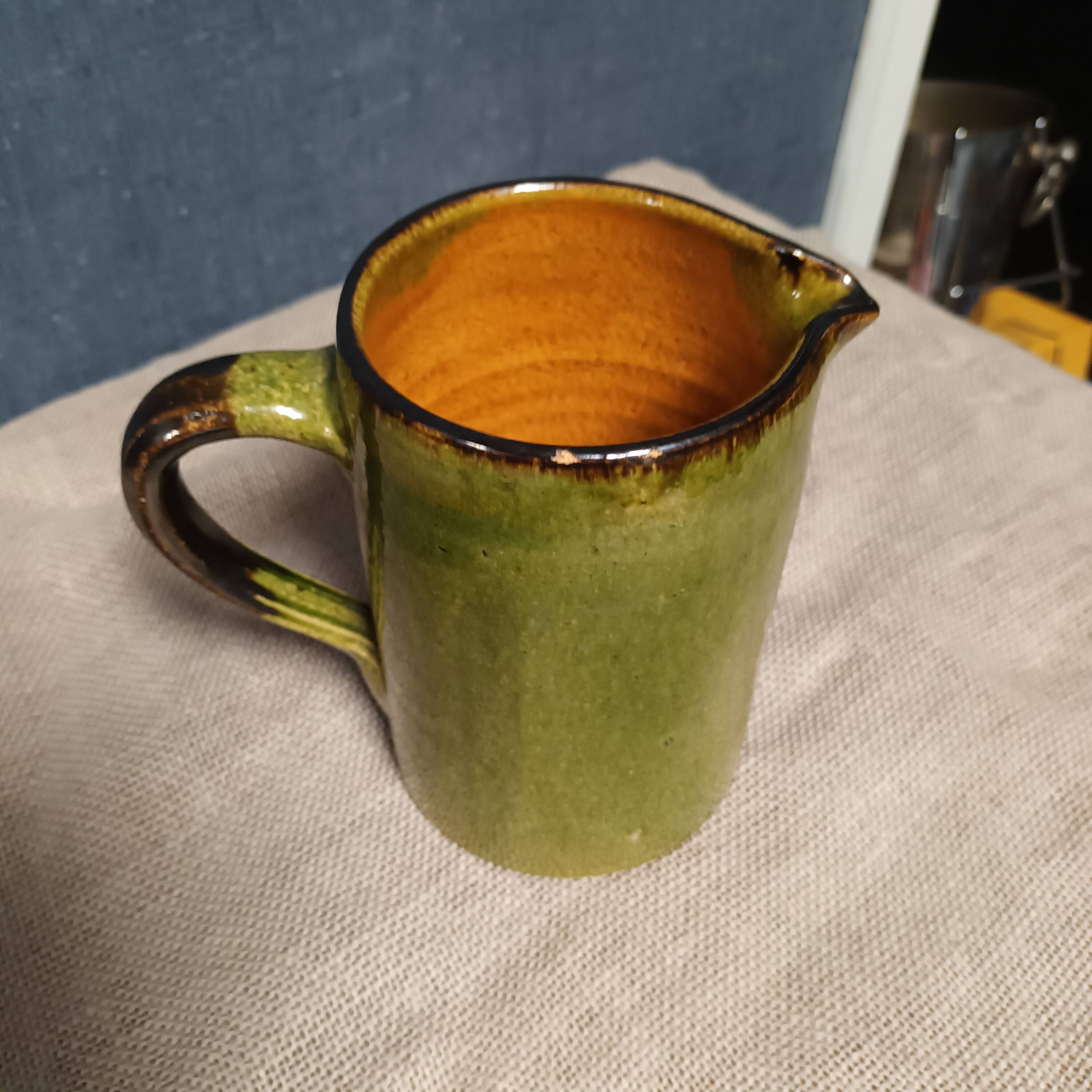 vintage terracotta water pot