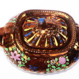 Important old staffordshire earthenware teapot called Jersey XIXa