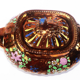 Important old staffordshire earthenware teapot called Jersey XIXa