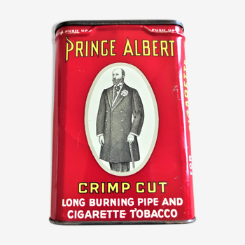 Boite de cigarettes en métal Prince Albert vintage