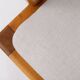 Vintage 1950s German Armchair | Solid Beech Wood | Newly Upholstered Chair