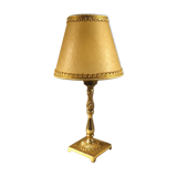 Golden metal lamp