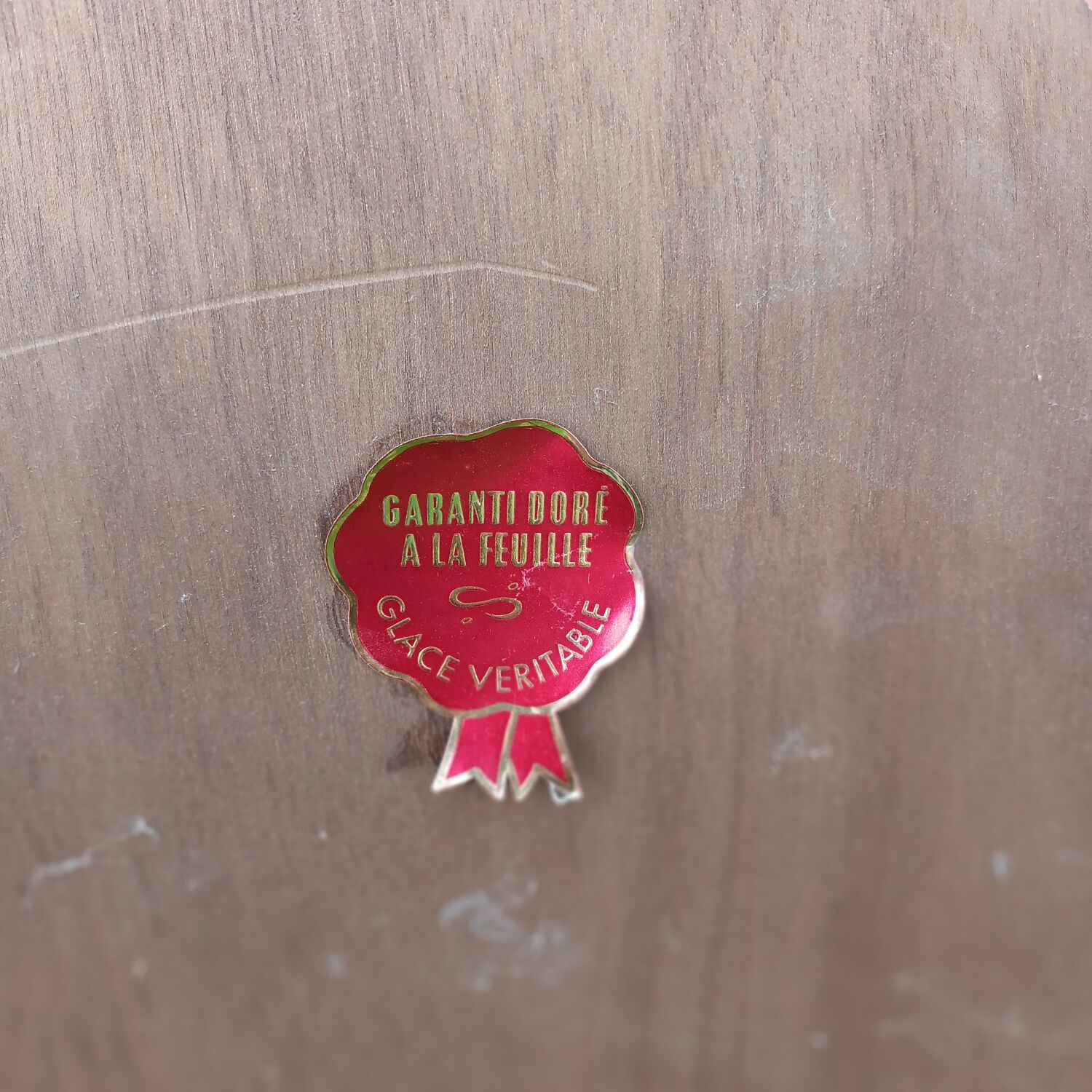 Golden baroque mirror