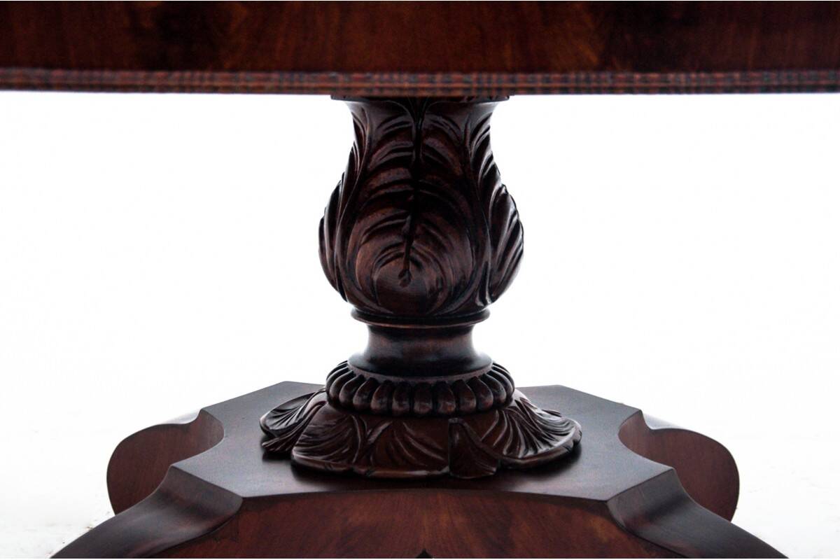 Antique center table, Northern Europe, late 19th century.