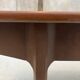 Table scandinave extensible vintage en teck