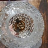 Paire d'appliques laiton et verre 60'