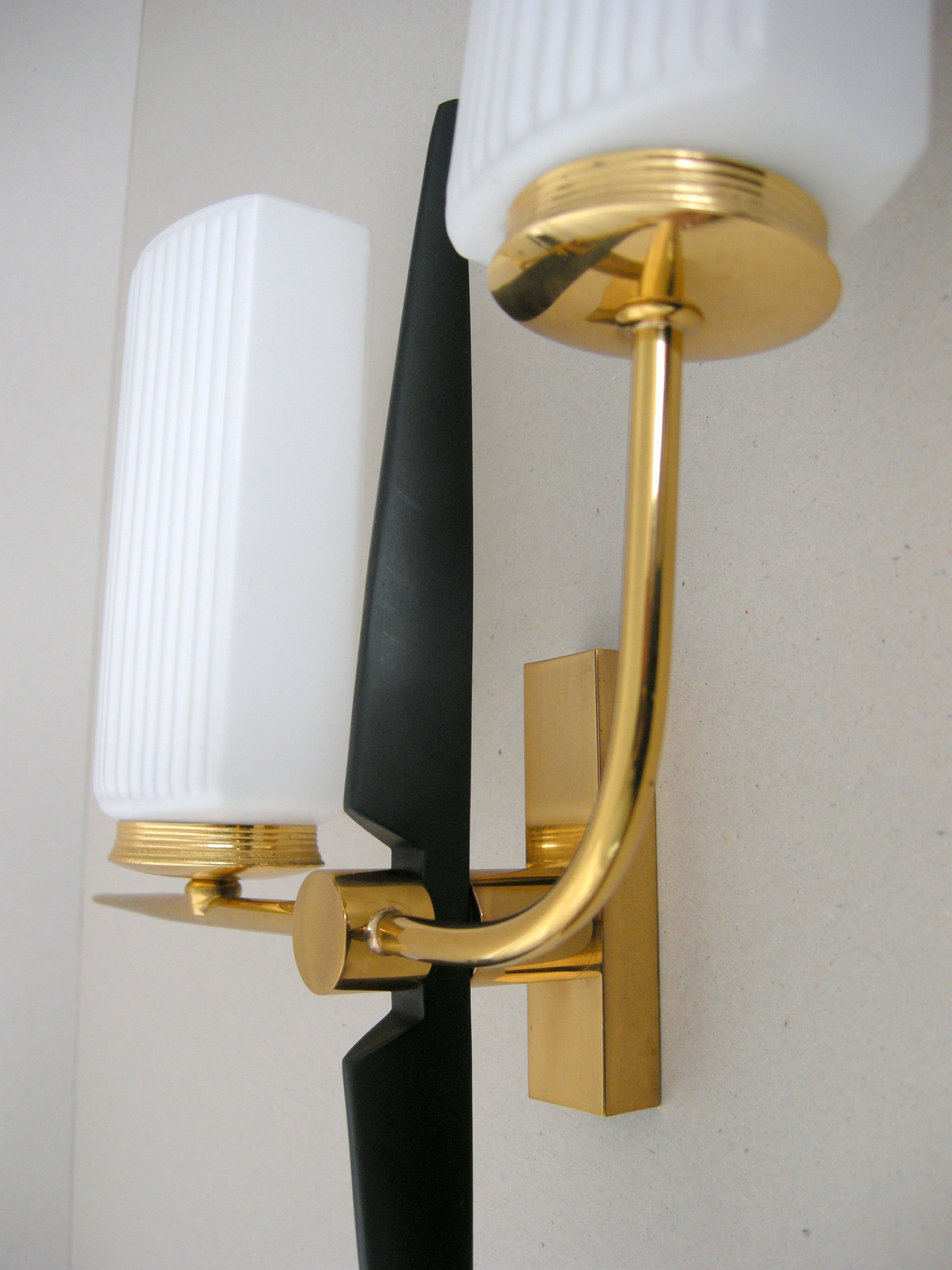 Vintage Arlus wall lamp 1950