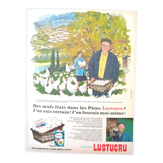 Lustucru paper advertisement from a period magazine
