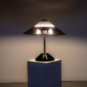 Afredo Barbini Murano glass table lamp circa 1980