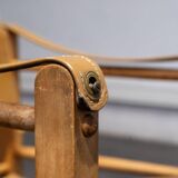 Leather safari chair