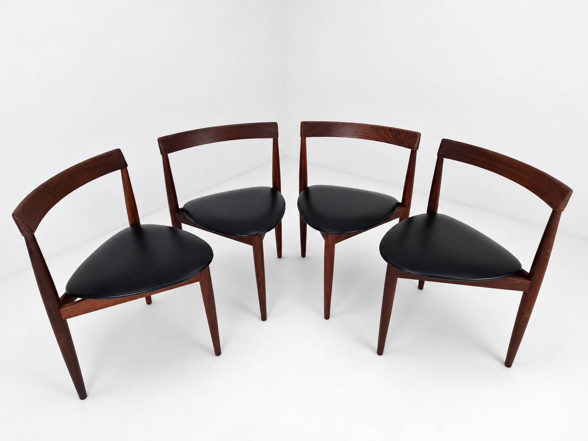 Roundette Teak Extendable Dining Set by Hans Olsen for Frem Røjle