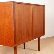 Small Danish Enfilade in teak model 42 by Kai Kristiansen, Feldballes.
