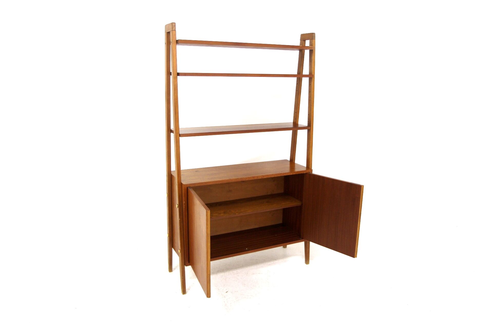 Bibliothèque scandinave  "Tema" en teck Möbel-Ikea Suède 1960