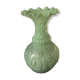 Vase opaline vert