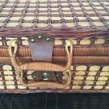 Vintage picnic basket