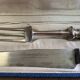Ebony knife and fork for leg of lamb Samaritaine brand