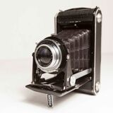 Camera Kodak Folding 620 bellows leather 1950