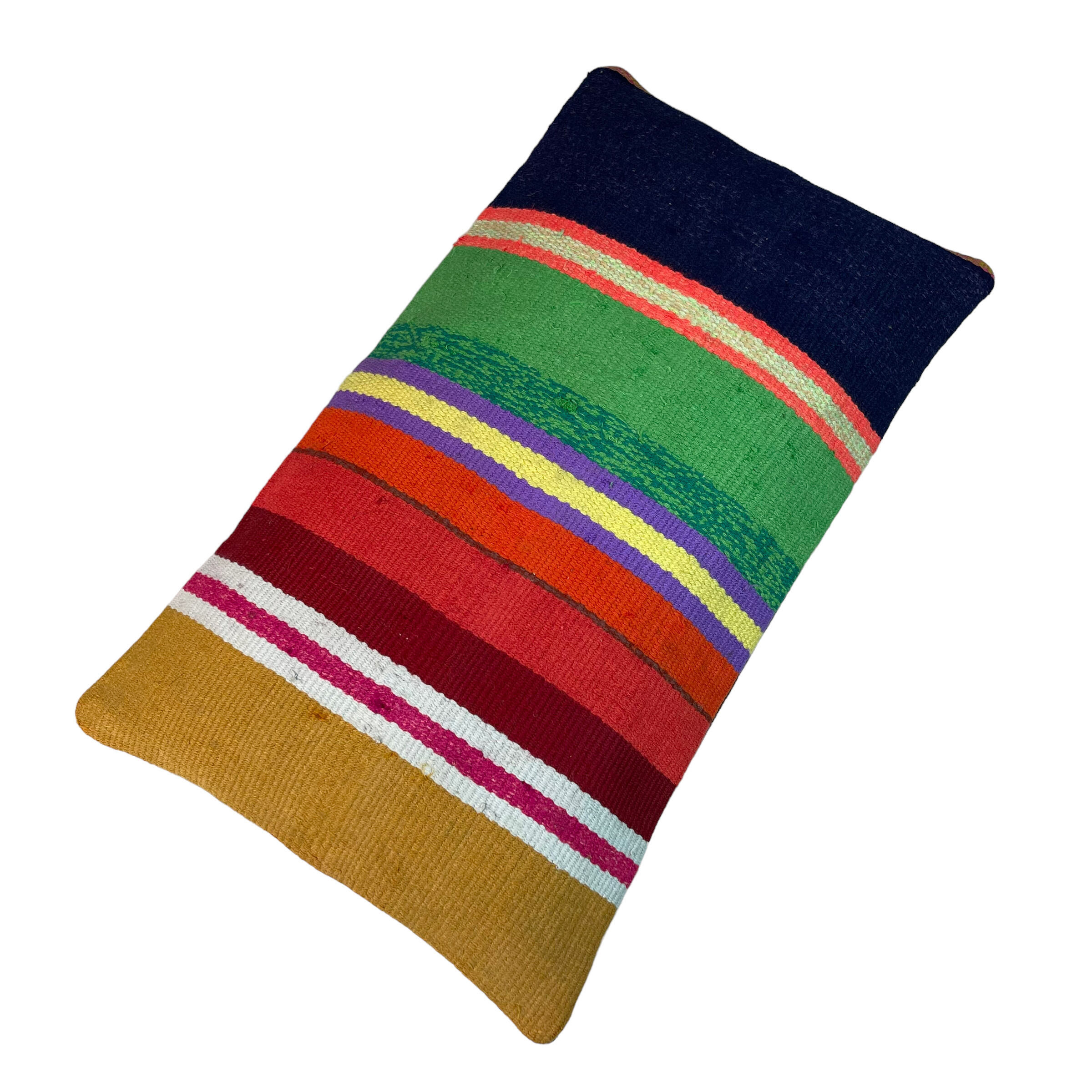 Vintage turkish handmade kilim cushion cover , 30 x 50 cm