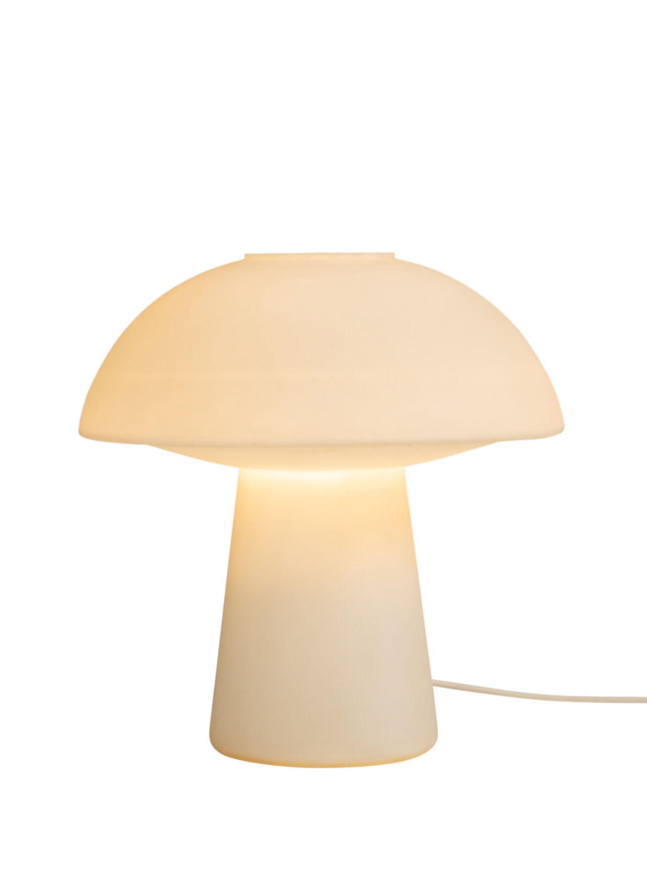 Glashütte Limburg model 6276 large mushroom lamp 1970'S