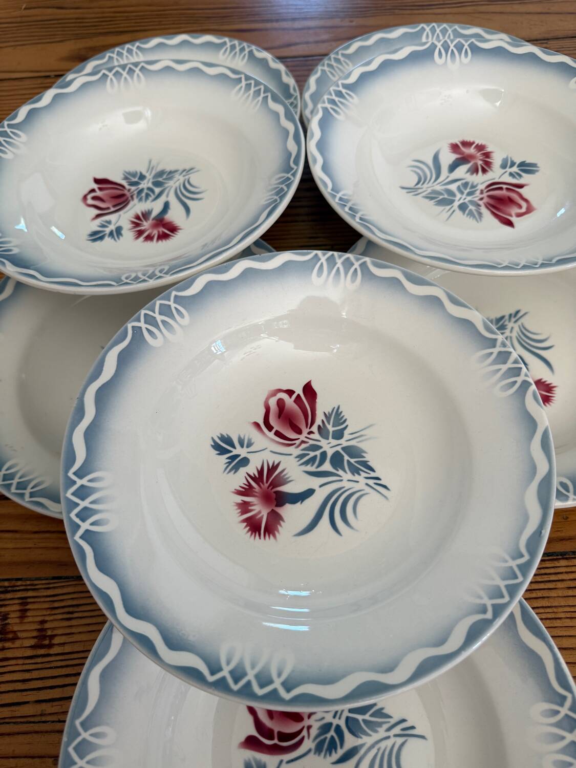 Digoin Juliette soup plates