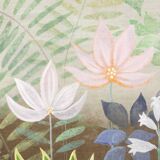 Large acrylic painting on linen canvas. Contemporary work.