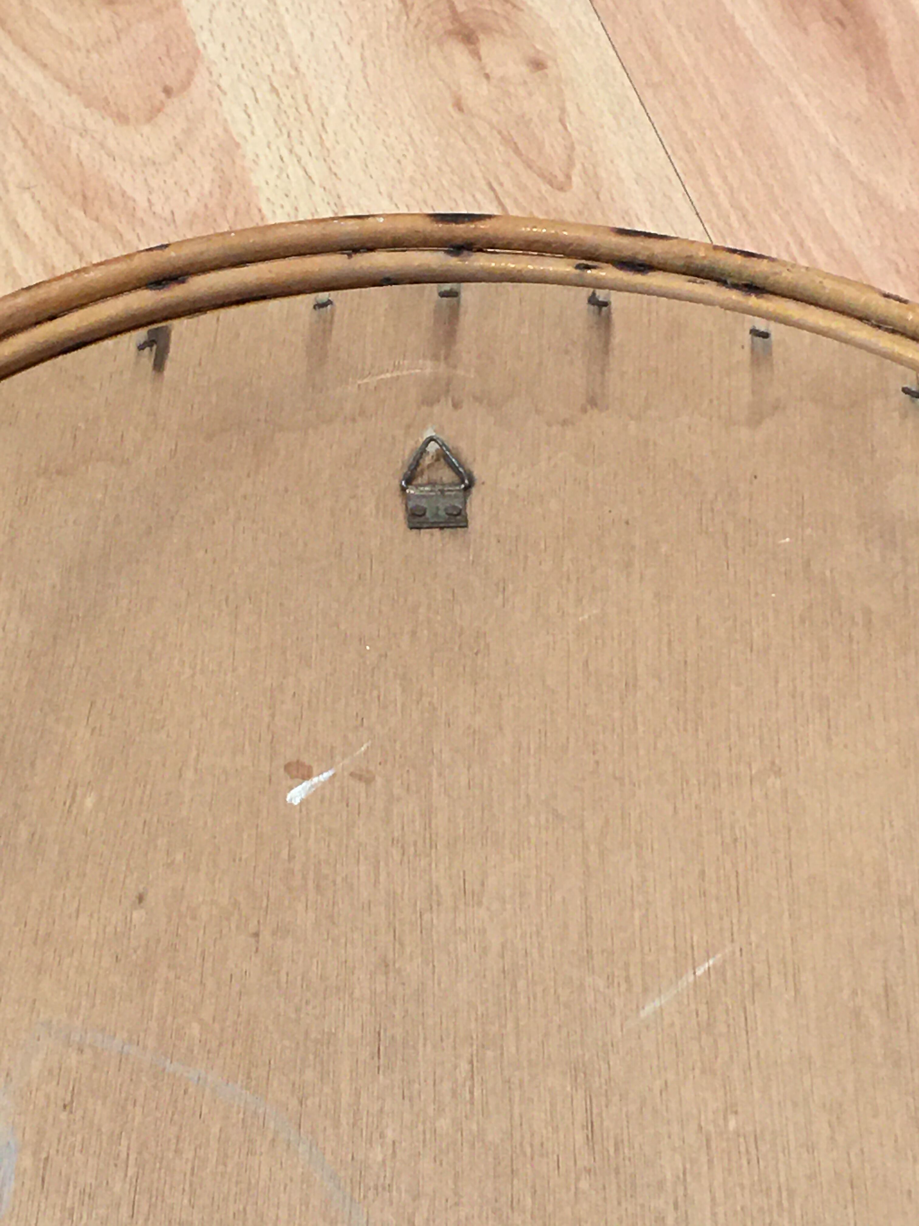 Vintage round mirror 41cm