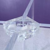 Dining table by David Lange (signature on the base).