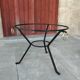 20th century wrought iron coffee table