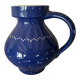 Pichet en ceramique bleue Topferei