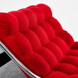 Fauteuil lounge vintage rouge Impala par Gillis Lundgren pour IKEA, Suède, 1970