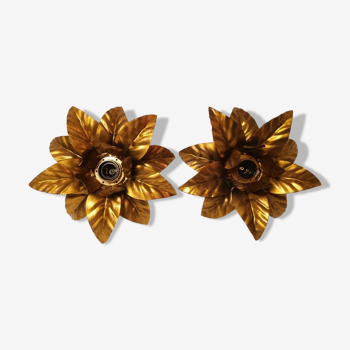 Pair of Hans Koegl flower sconces