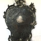 Nineteenth century mirror in silver bronze