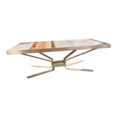 Table basse vintage Jean Gregorieff / Roche Bobois (Années 70)