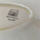 Salins shuttle dish – “Montreal” yellow & black decor – 1950s