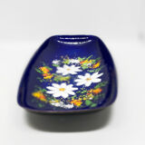 Enameled platter, copper bowl, Germany, 1960s