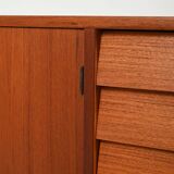 Scandinavian sideboard with tile-style drawers from the 1950s
