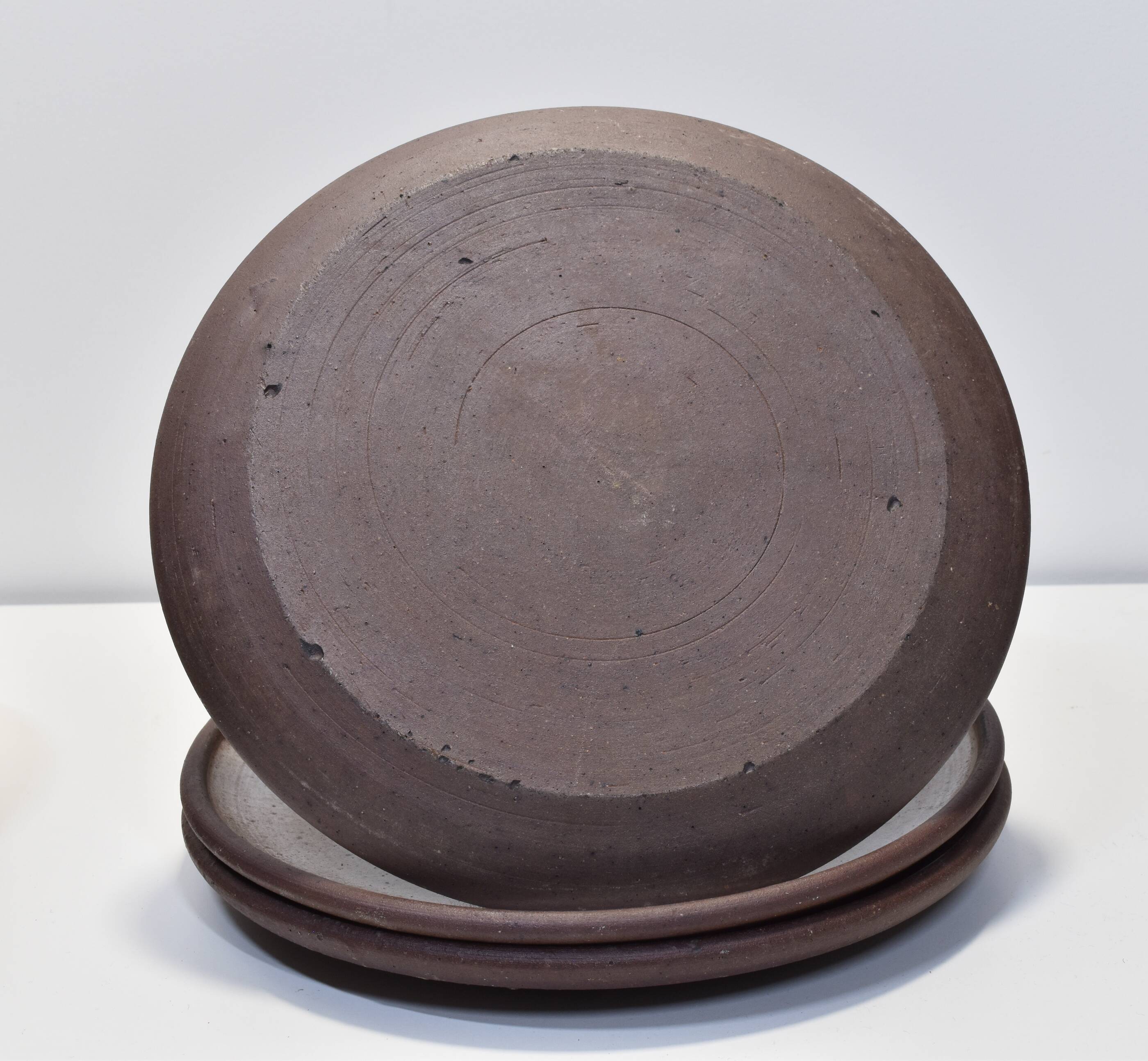 7 Vintage ceramic plates Norbert Pierlot Ratilly La borne