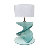 Italian lamp in glass staircase 1970