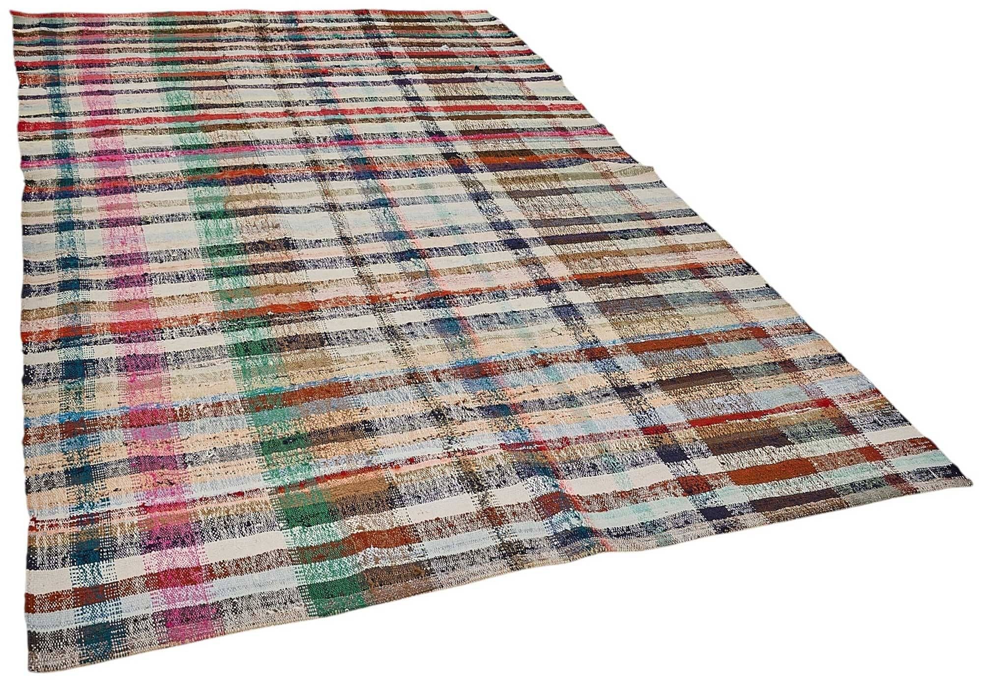 Turkish Handwoven Flatweave Chaput Kilim 190 cm x 297 cm