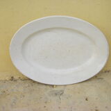 Oval dish in old faience